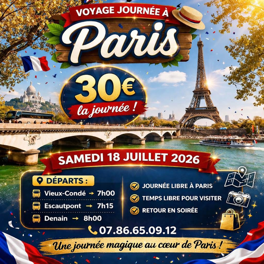 Journée Paris  18 Juillet 2026