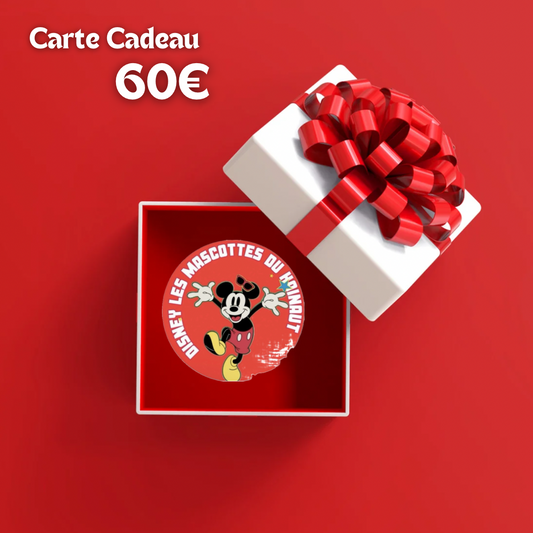 carte cadeau d'une valeur de 60€
